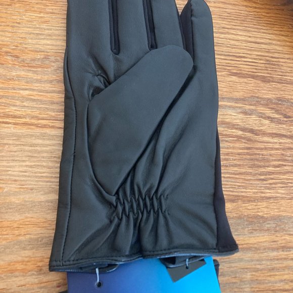 Isotoner genuine leather men's gloves size XL (fits L) extra warmth touchscreen - Picture 3 of 7